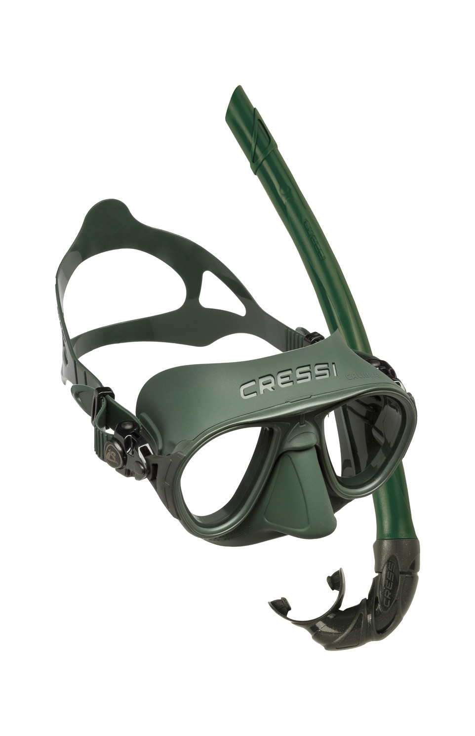 kit máscara y tubo snorkel buceo calibro + corsica de cressi